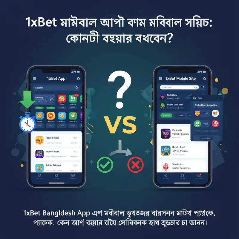 অ্যাপ বনাম সাইট